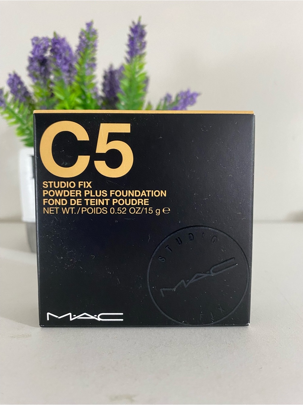 MAC Studio Fix Powder Plus Foundation, 15g, Full Size, New, Shade: C5